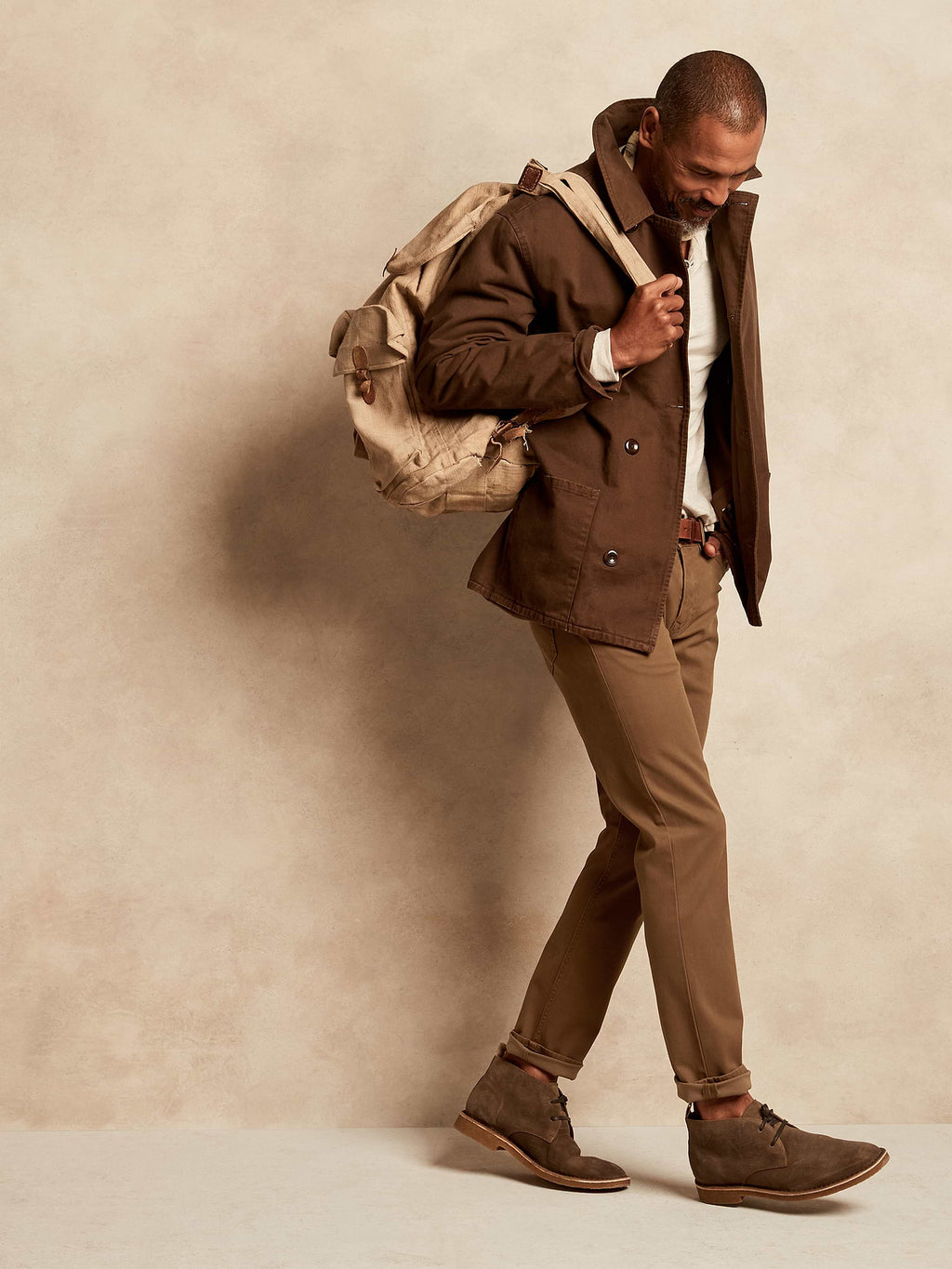 Slim Traveler Pant - Sand