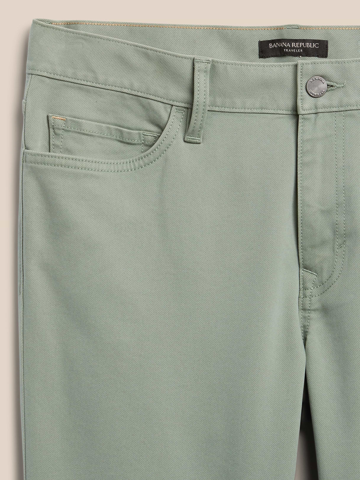 Slim Traveler Pant - Sage Green