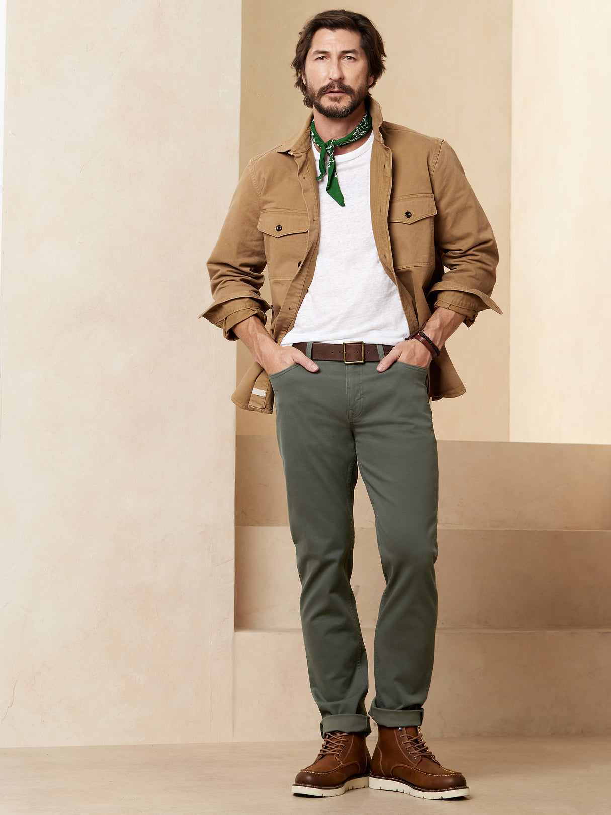 Slim Traveler Pant - Yosemite Green