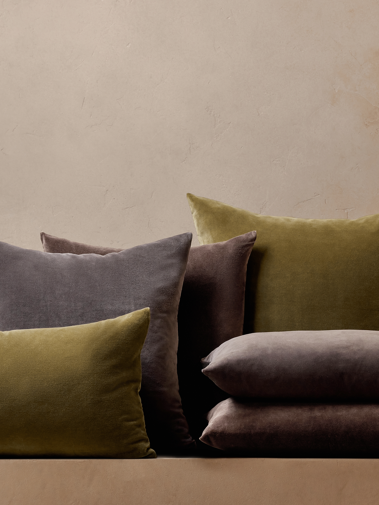 Timeless Velvet Pillow - Truffle
