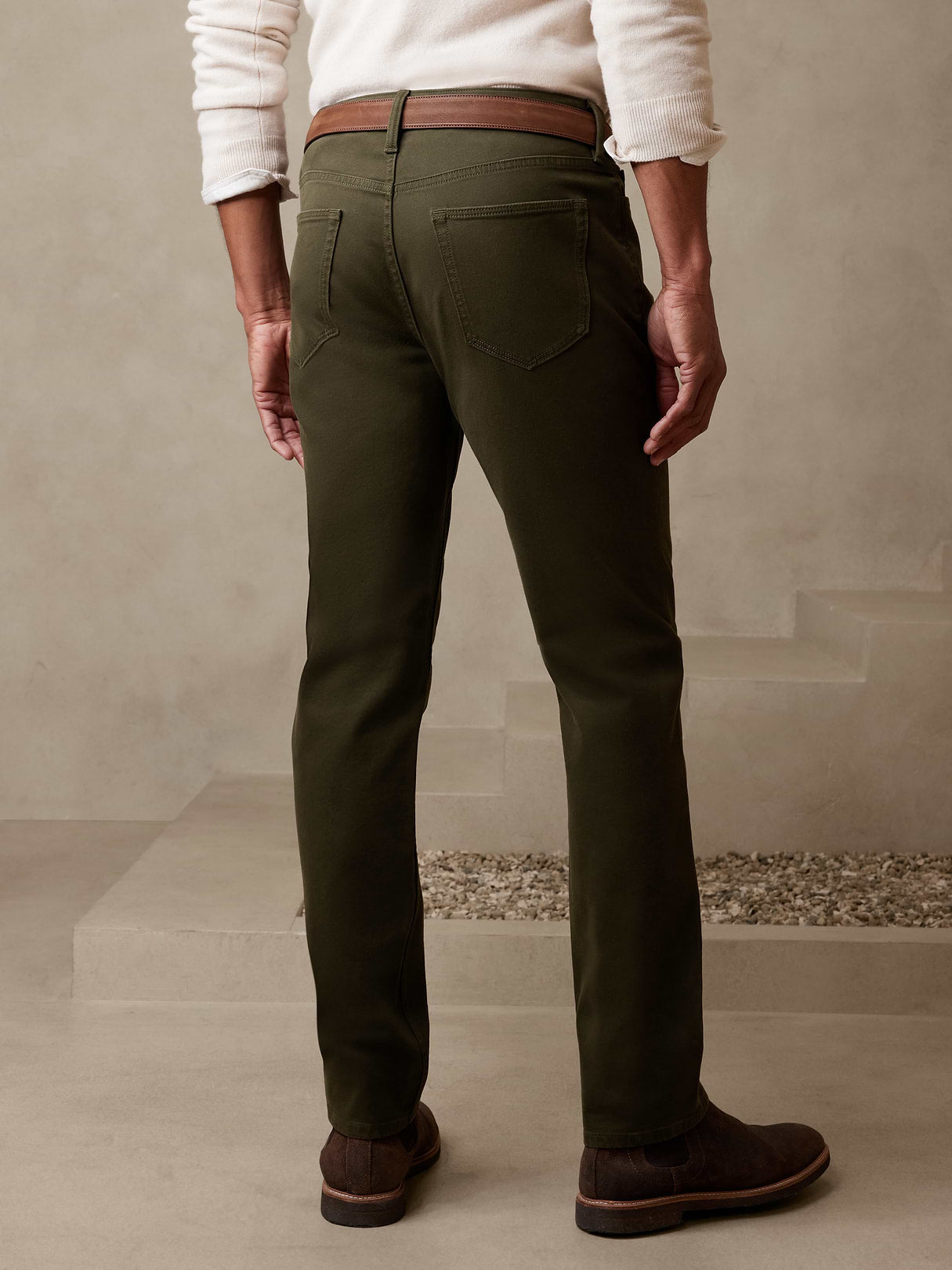 Slim Traveler Pant - Cargo Green