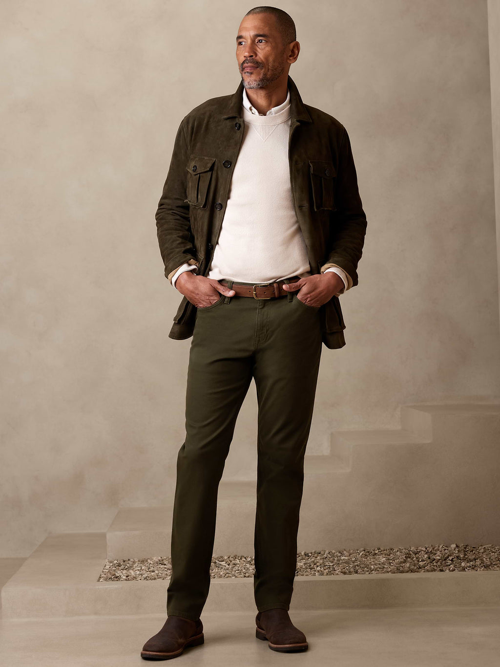 Slim Traveler Pant - Cargo Green