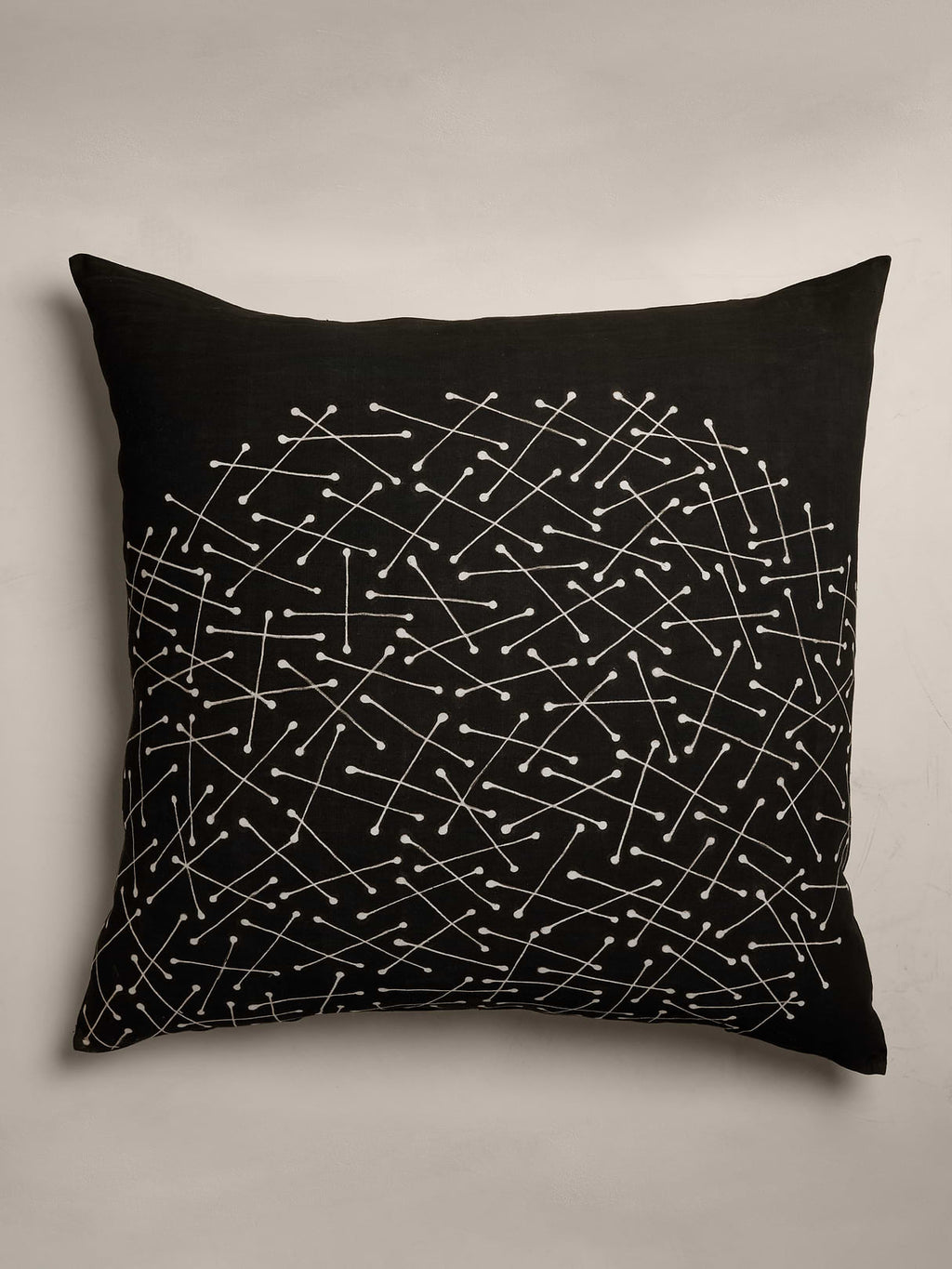 Bogolan Mud Cloth Pillow - Sable
