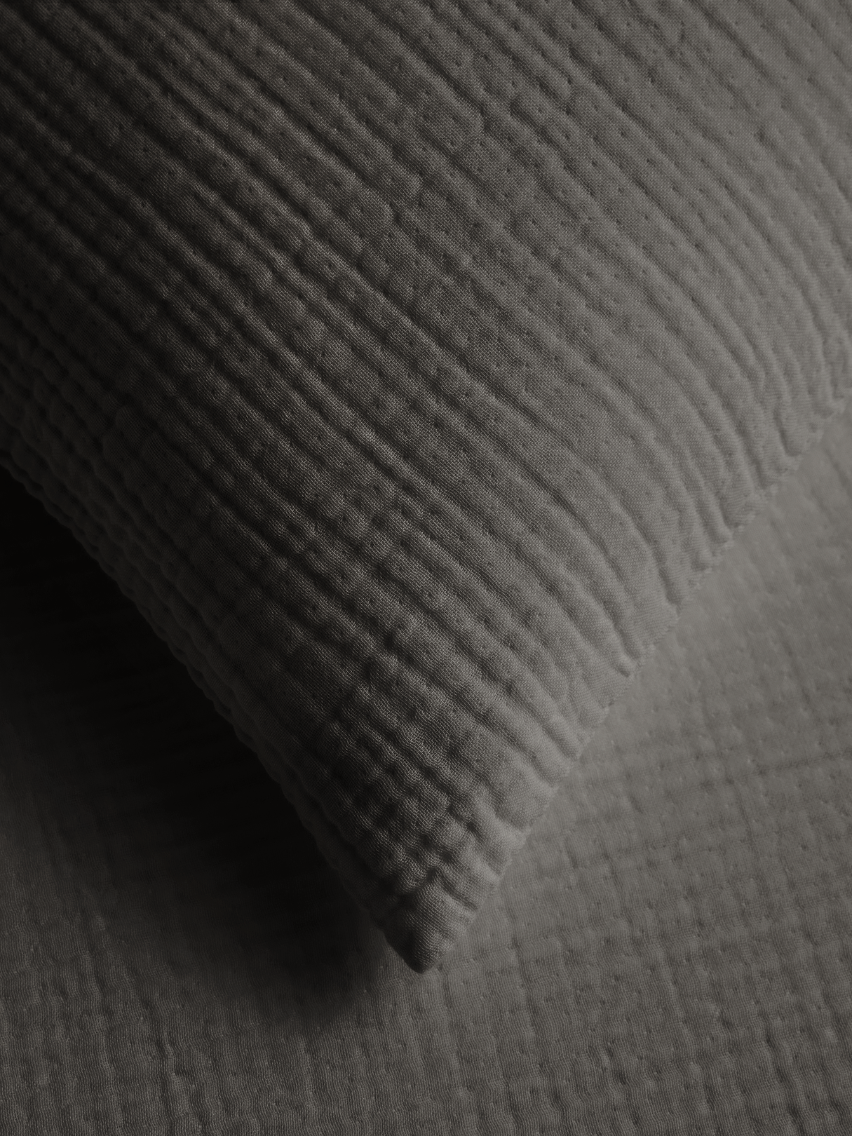 Organic Cotton Gauze Shams - Thunder