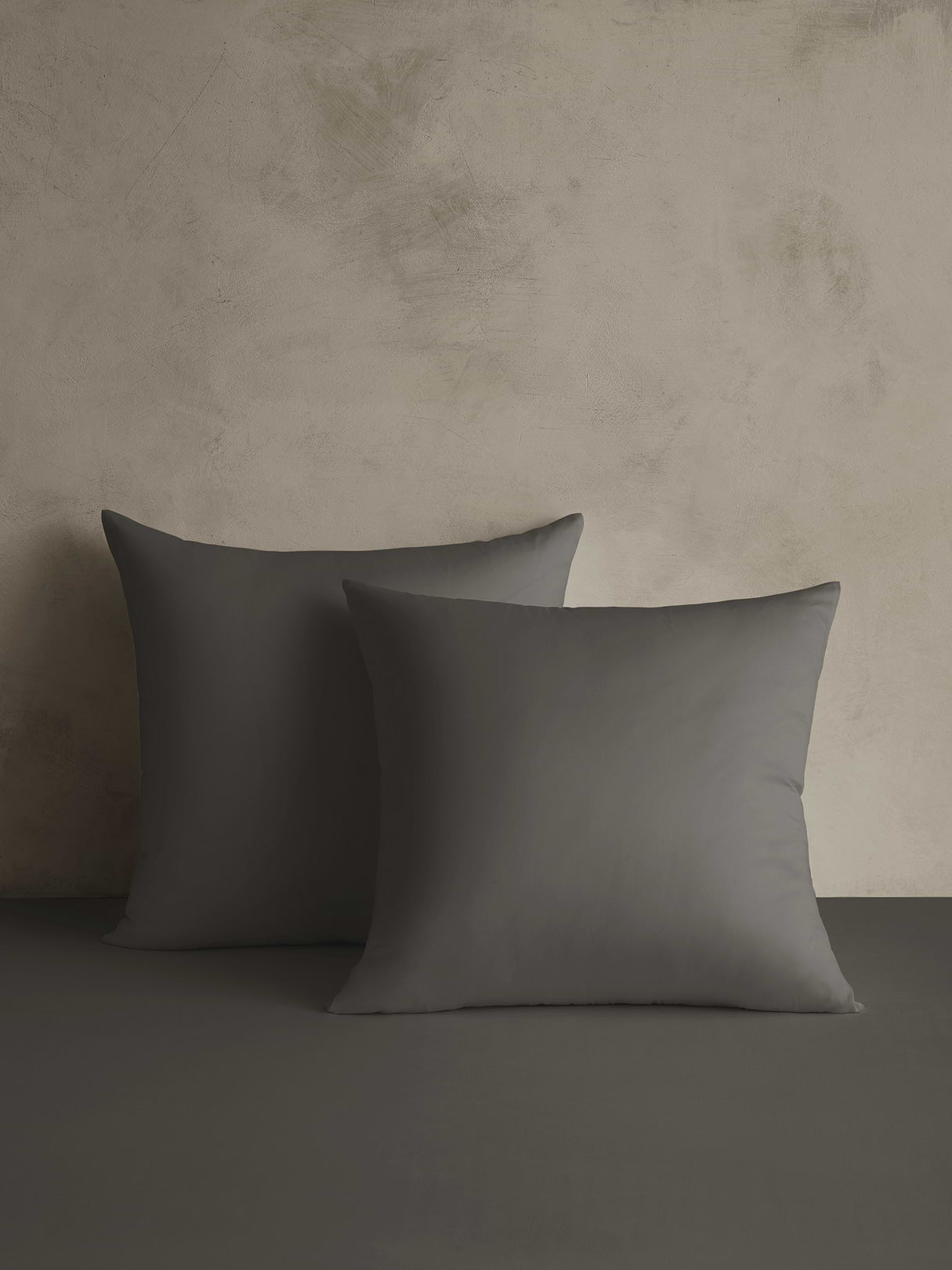 Luxe Cotton Sateen Shams - Thunder