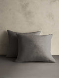 Natural Hemp Shams - Thunder