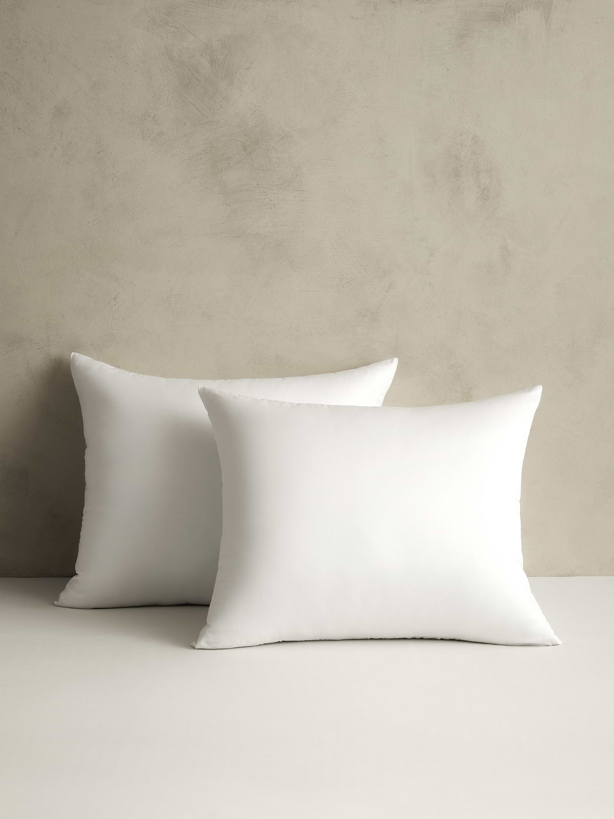 Luxe Cotton Sateen Shams - White
