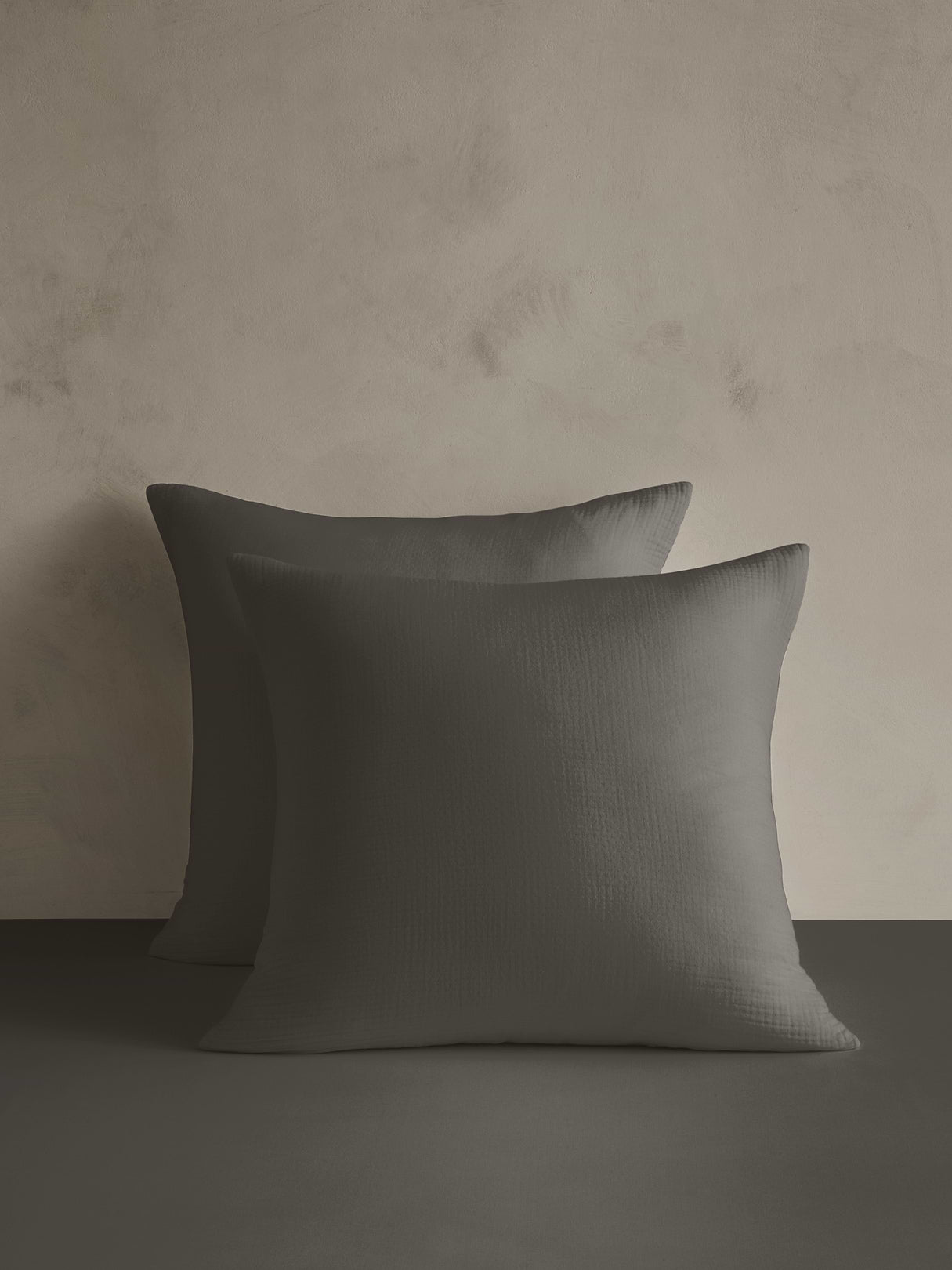 Organic Cotton Gauze Shams - Thunder
