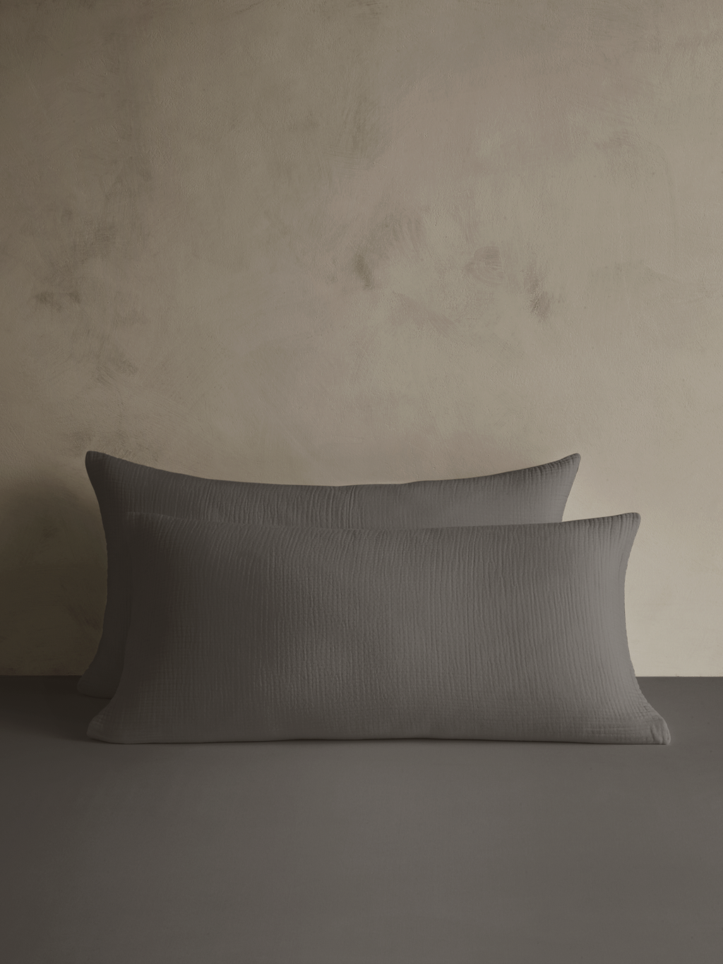 Organic Cotton Gauze Shams - Thunder