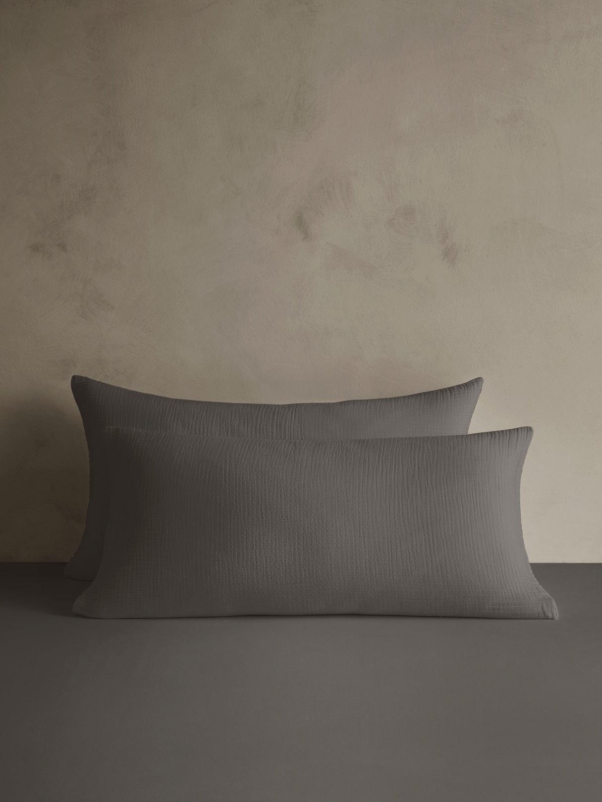Organic Cotton Gauze Shams - Thunder