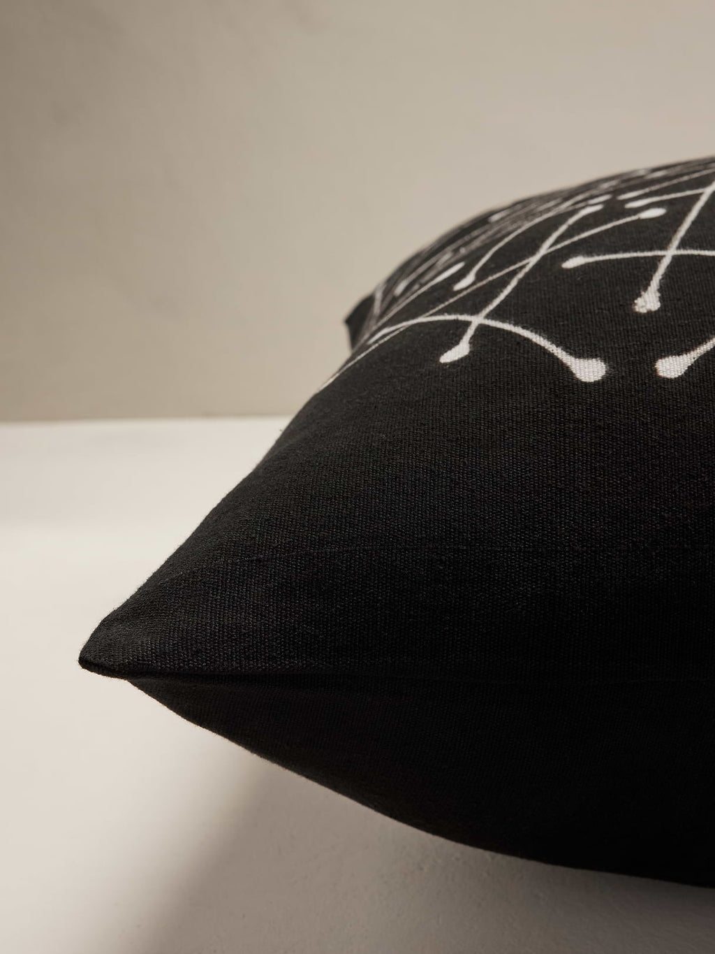 Bogolan Mud Cloth Pillow - Sable