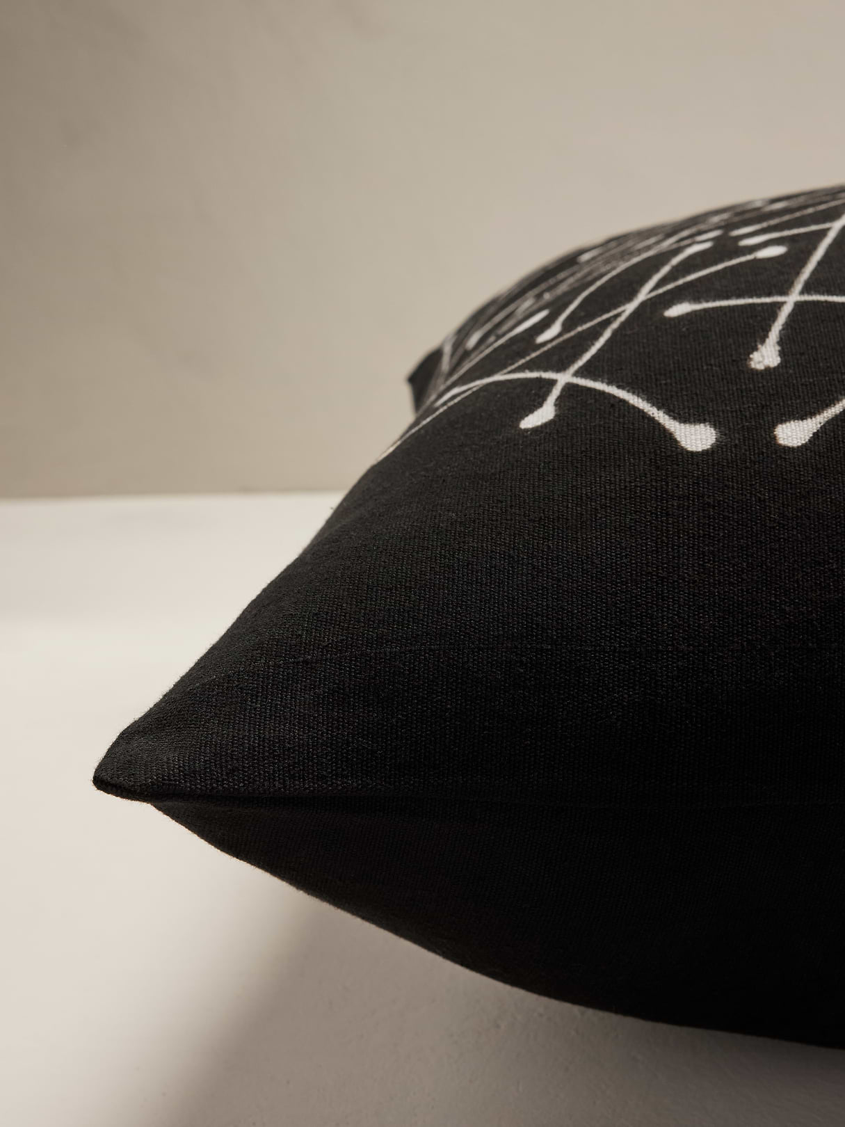 Bogolan Mud Cloth Pillow - Sable