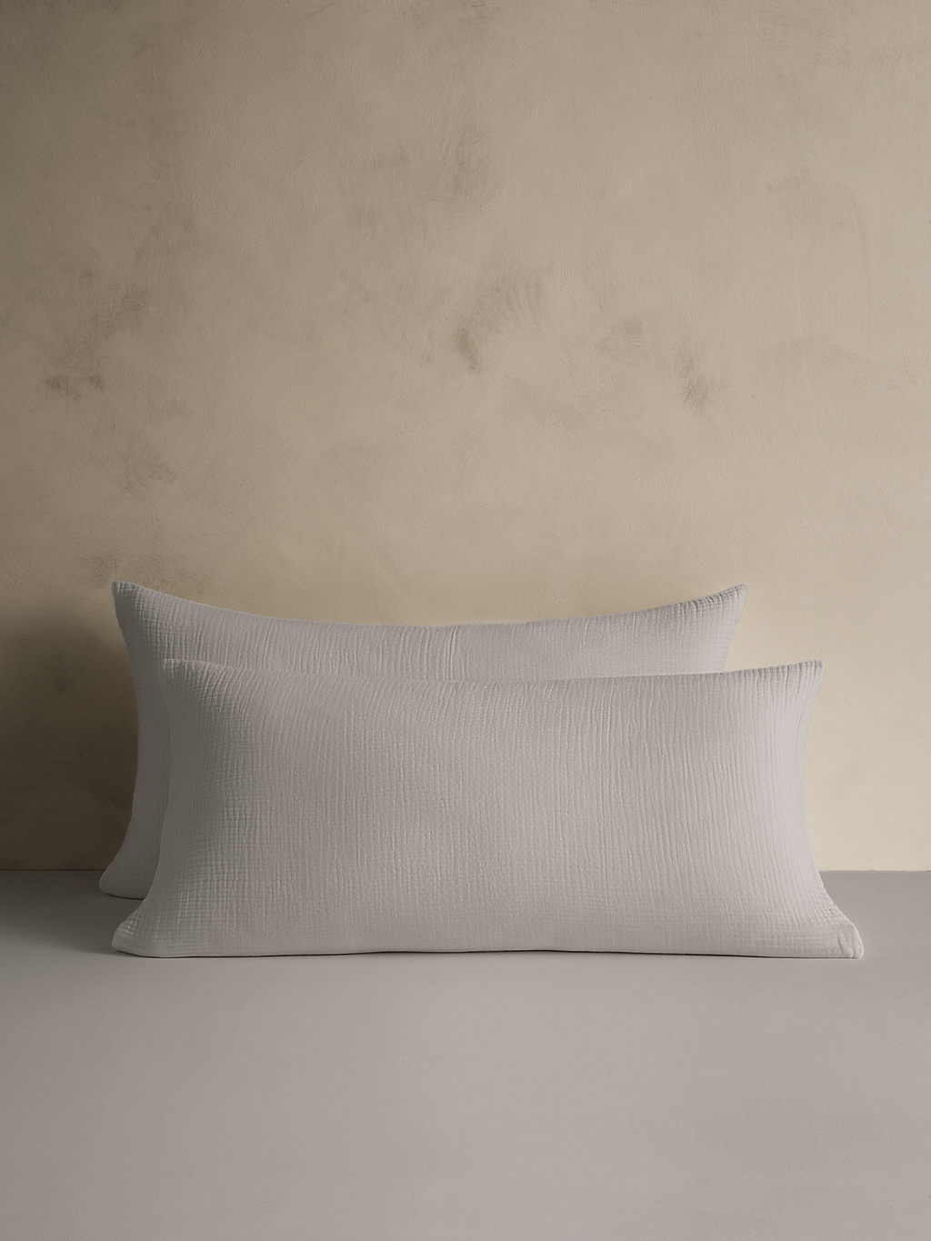 Organic Cotton Gauze Shams - Pewter