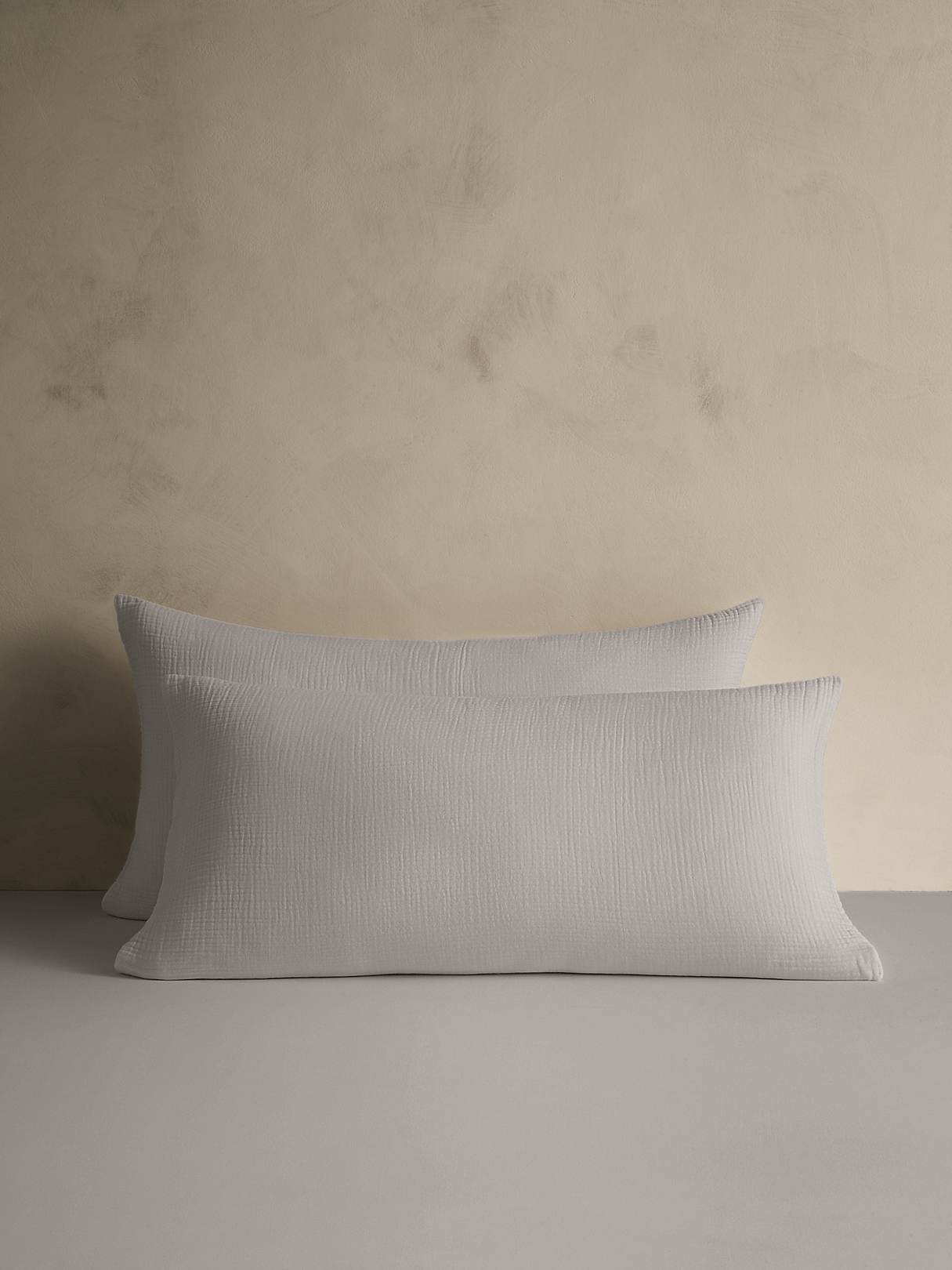 Organic Cotton Gauze Shams - Pewter