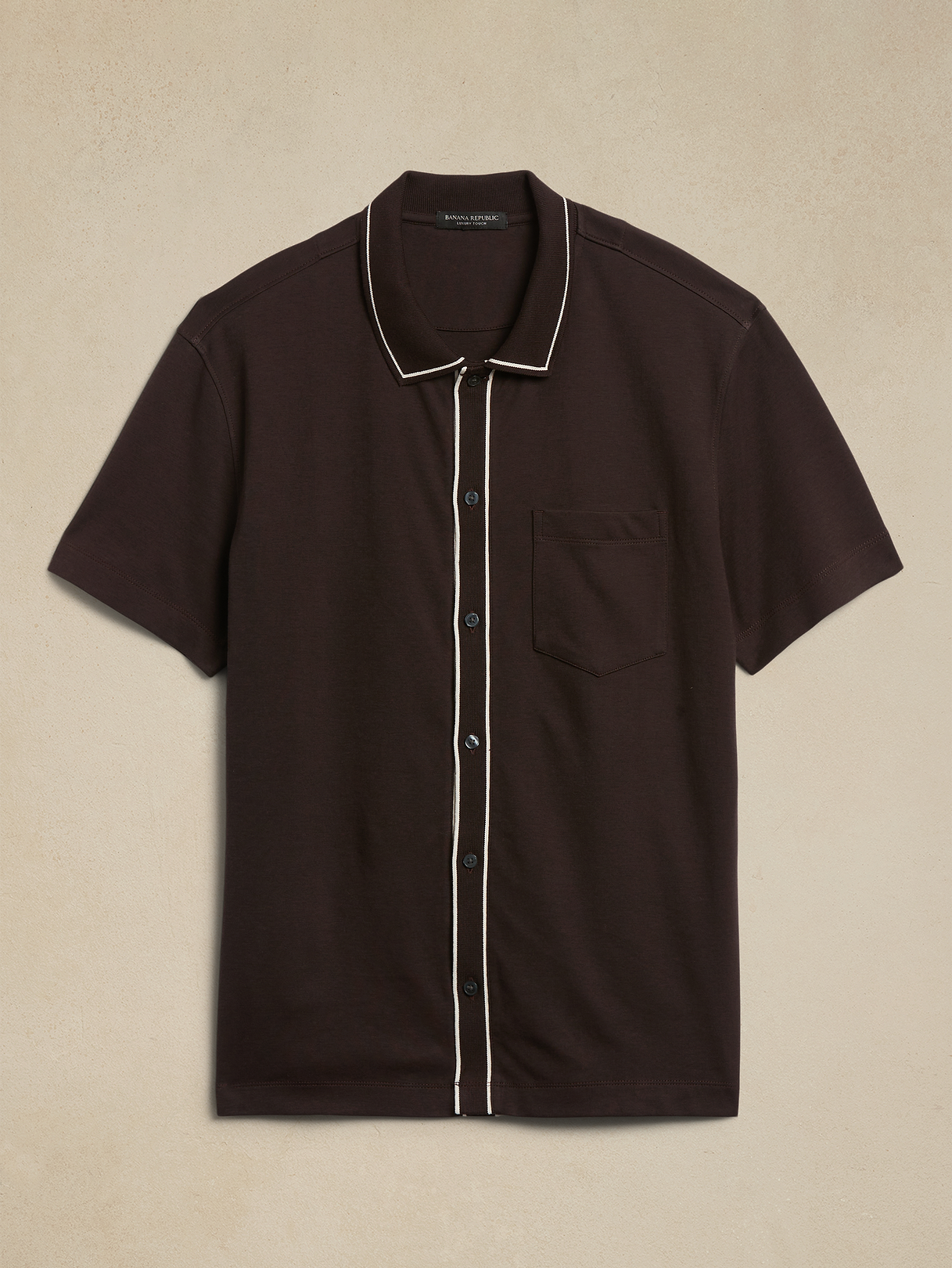 Luxury-Touch Shirt - Costa Coffee Brown