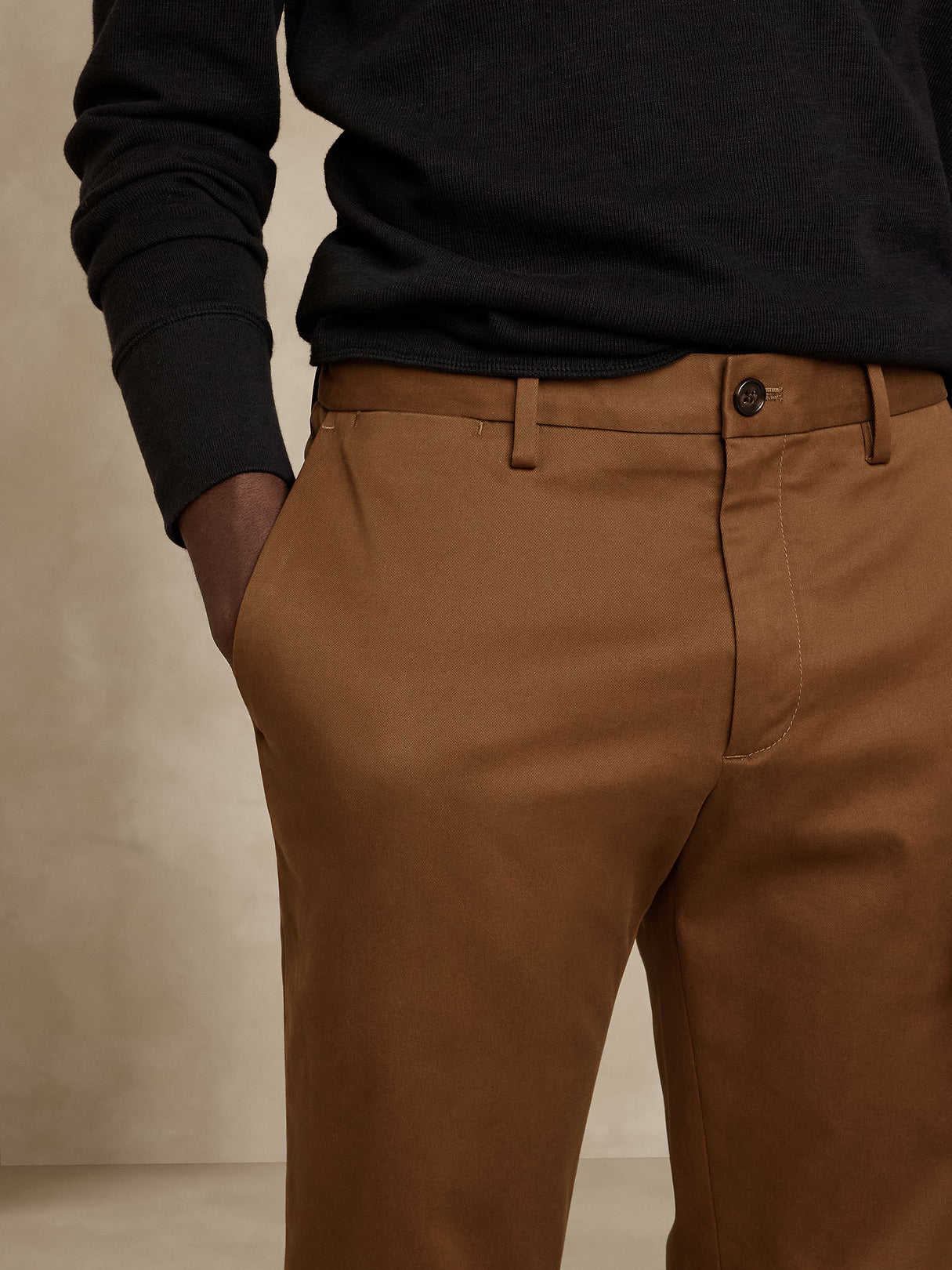 Slim Rapid Movement Chino - Potter's Clay