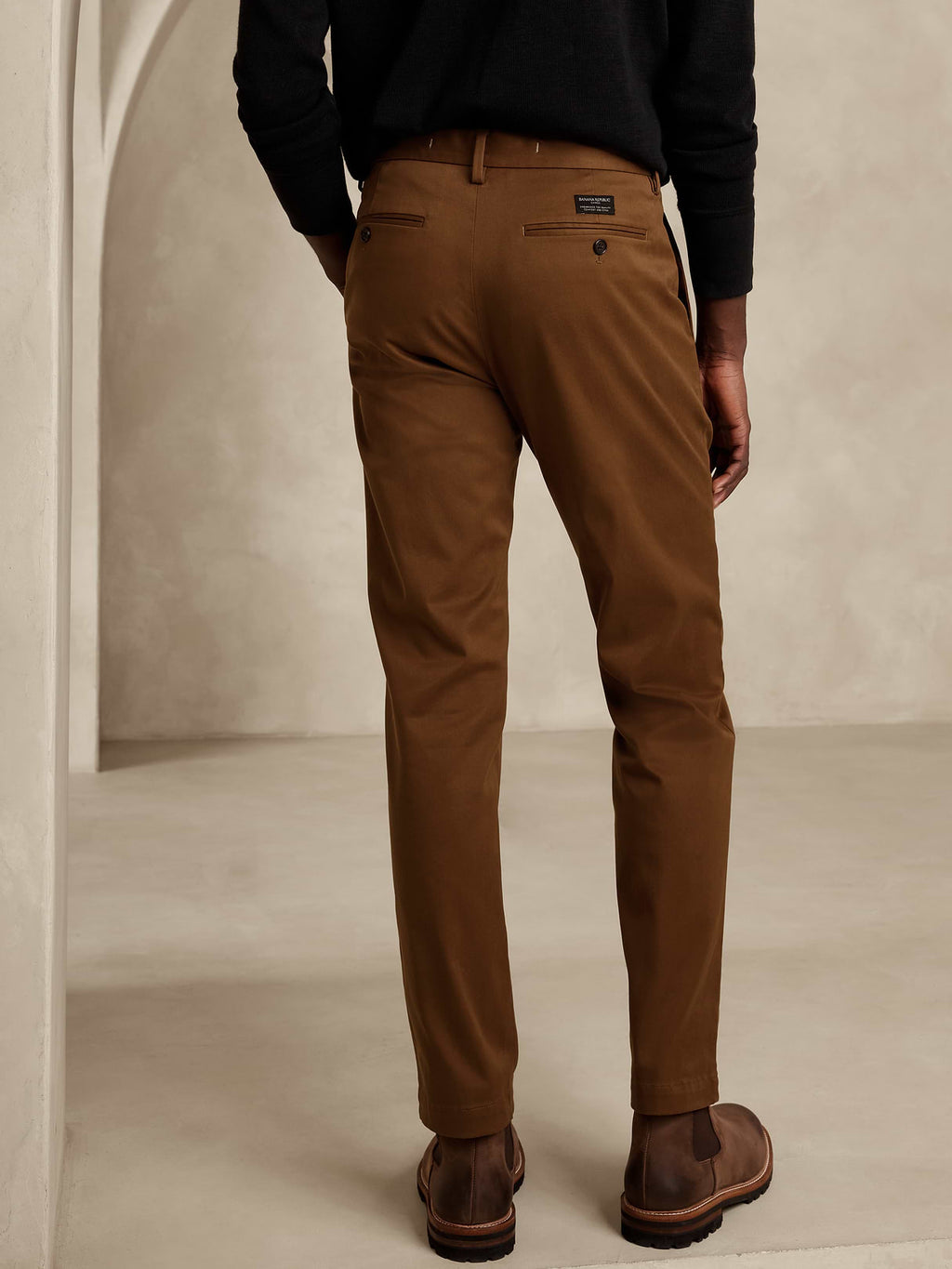 Slim Rapid Movement Chino - Potter's Clay
