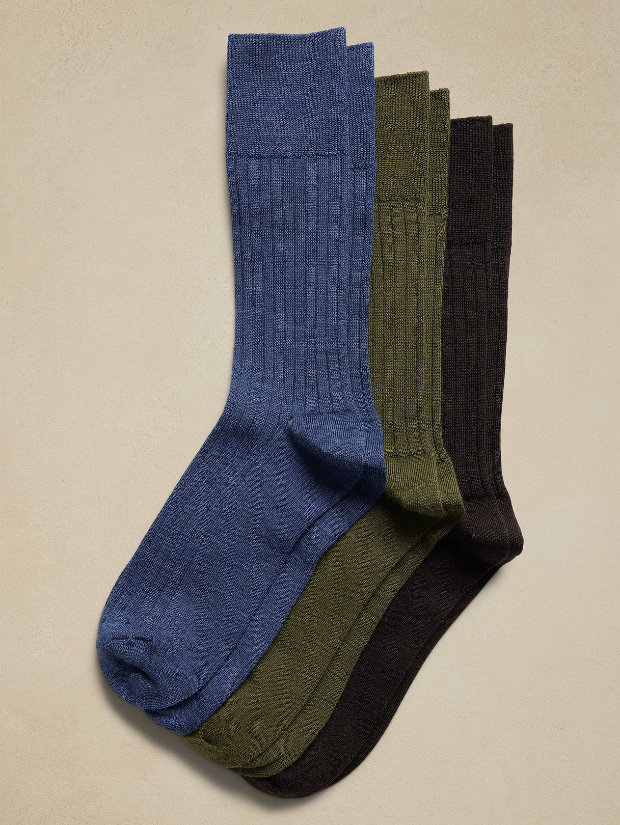 Breathe Merino Sock 3-Pack - Green Olive