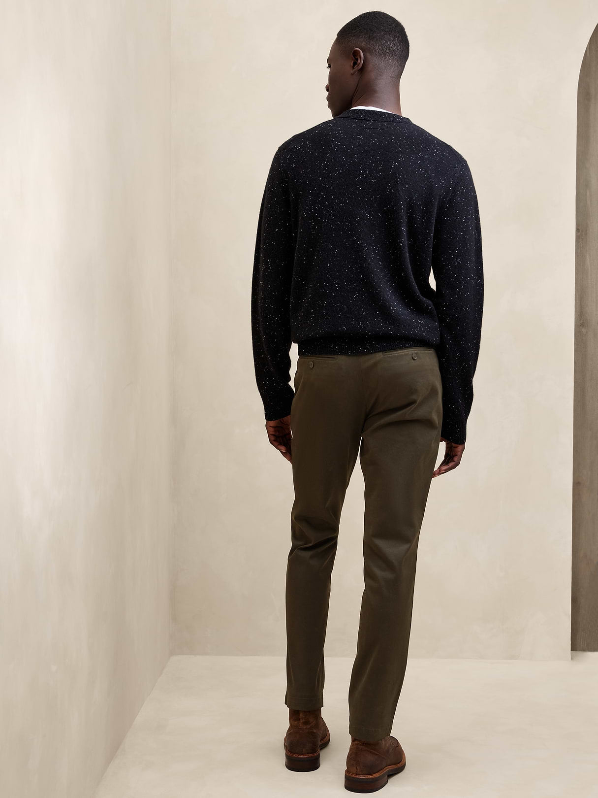 Slim Rapid Movement Chino - Burnt Brown