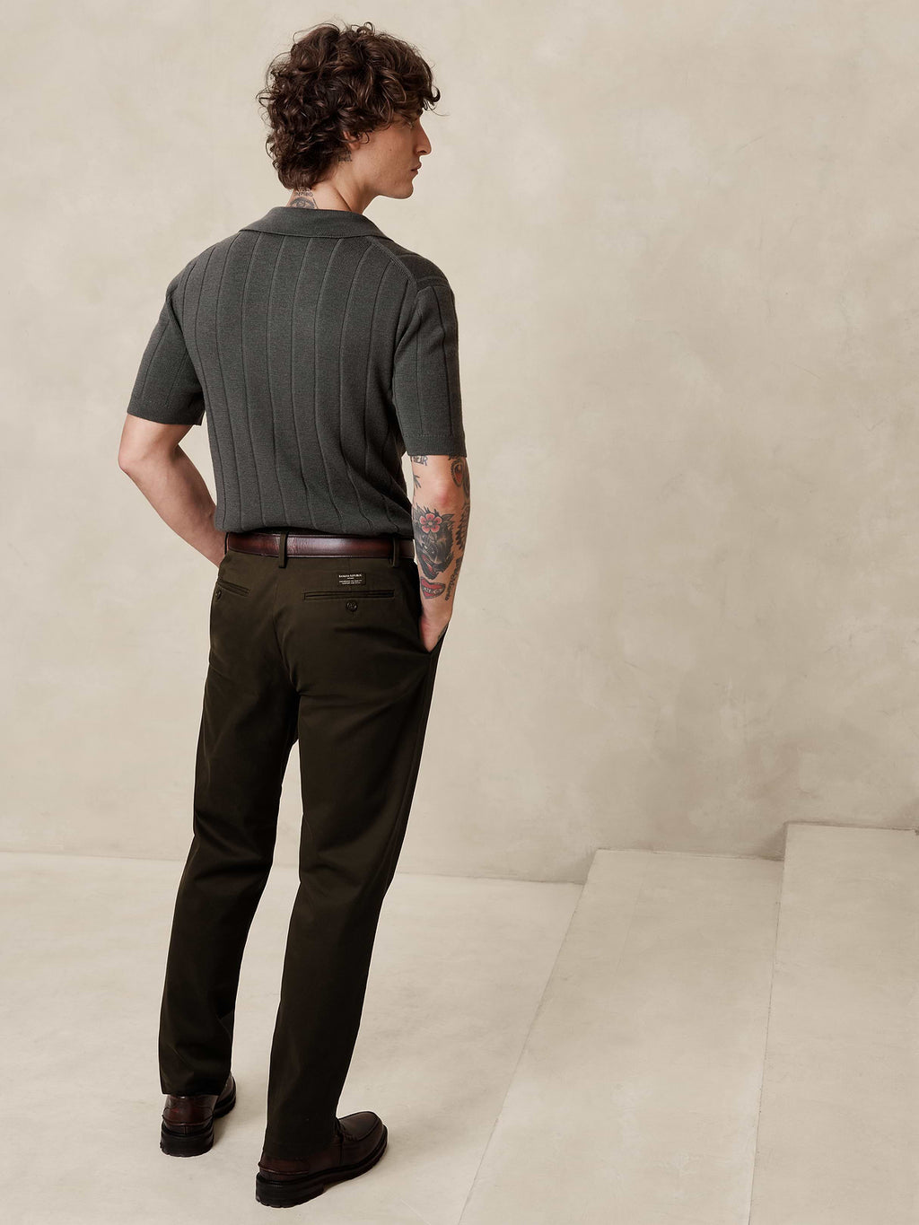 Athletic Rapid Movement Chino - Burnt Brown