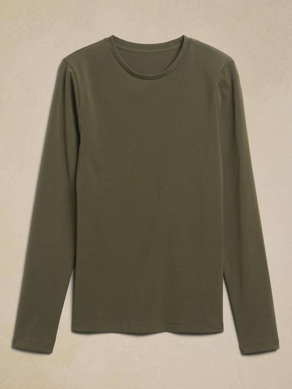 Refined Crew-Neck T-Shirt - Spiced Olive Green