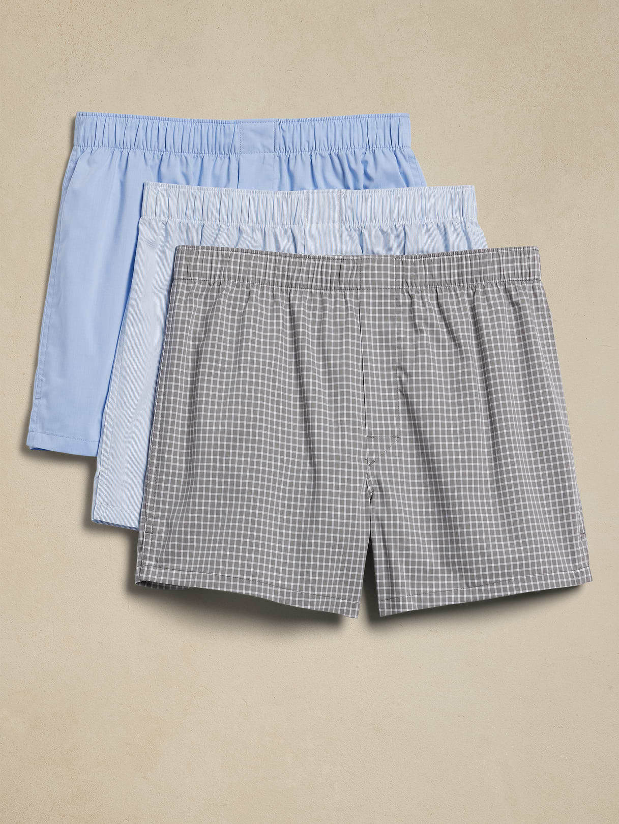 Signature Boxer 3-Pack - Blue Gray