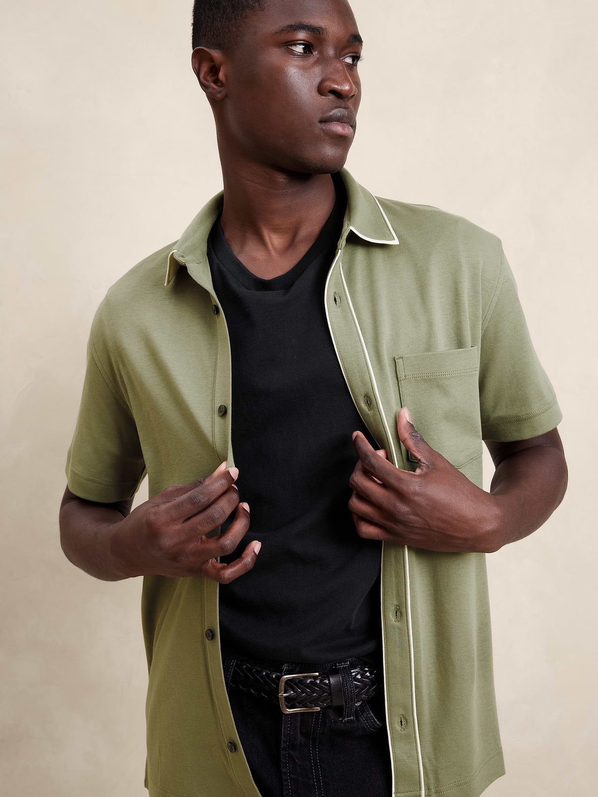 Luxury-Touch Shirt - Outdoor Green