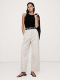 Sculpted Ribbed Tank - Black