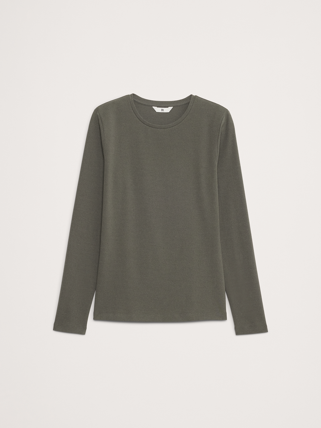 Refined Crew-Neck T-Shirt - Green Nori