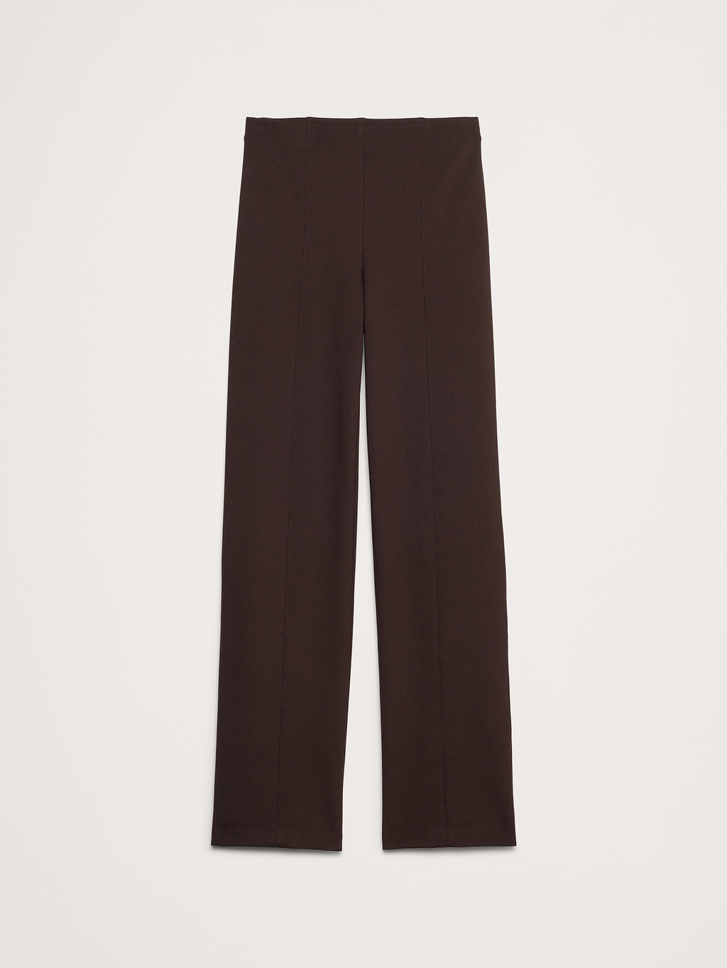 Fitted Everywhere Ponte Ankle Pant - Chocolate Ganache Brown
