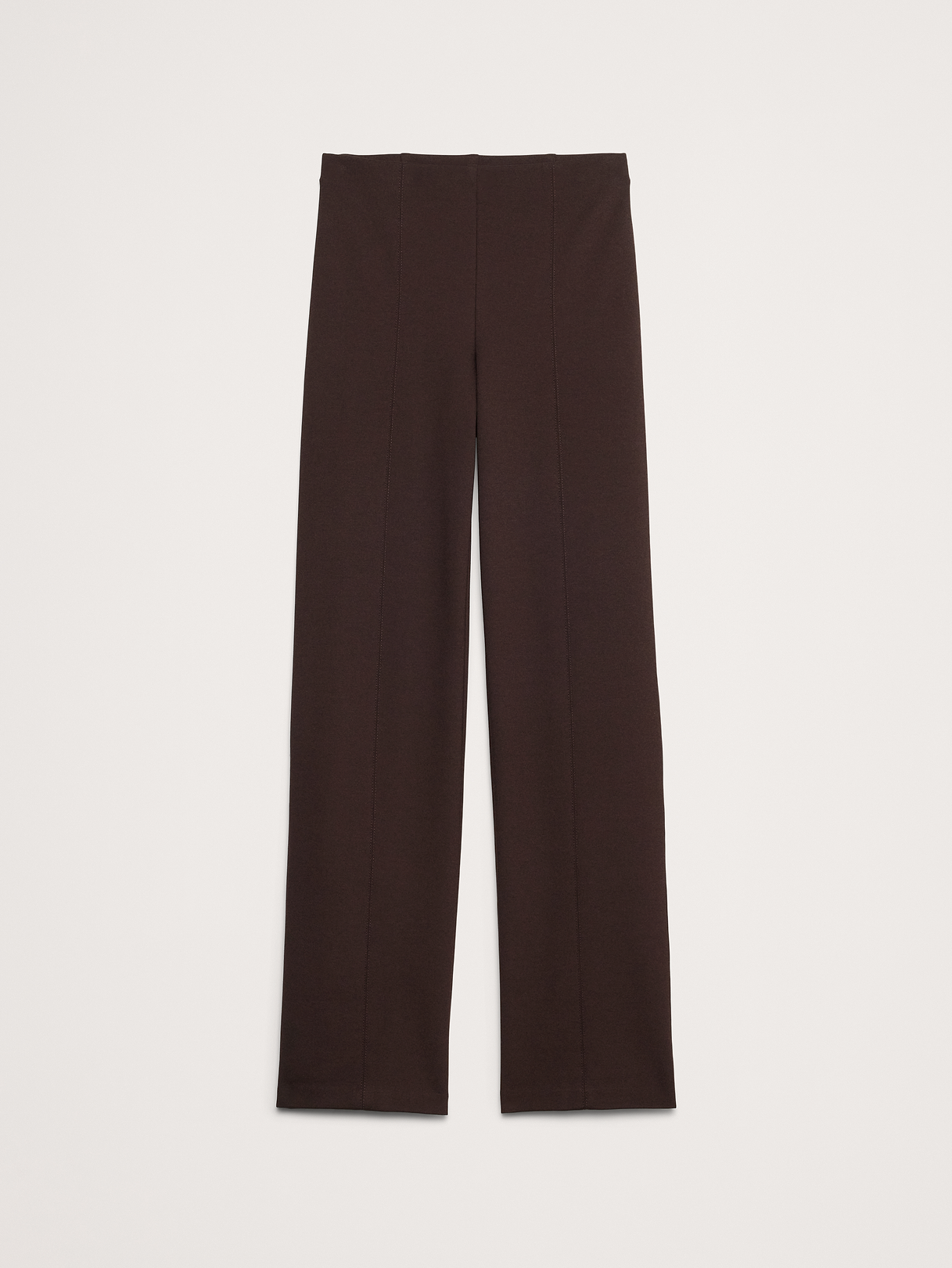 Fitted Everywhere Ponte Ankle Pant - Chocolate Ganache Brown