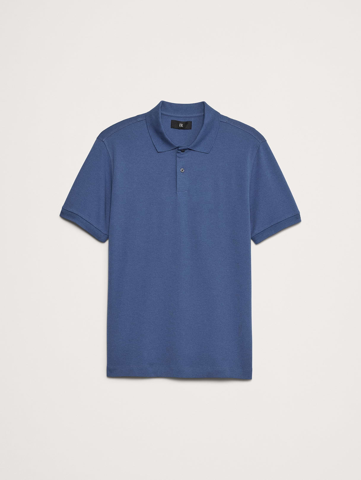 Luxury-Touch Polo - Hidden Blue