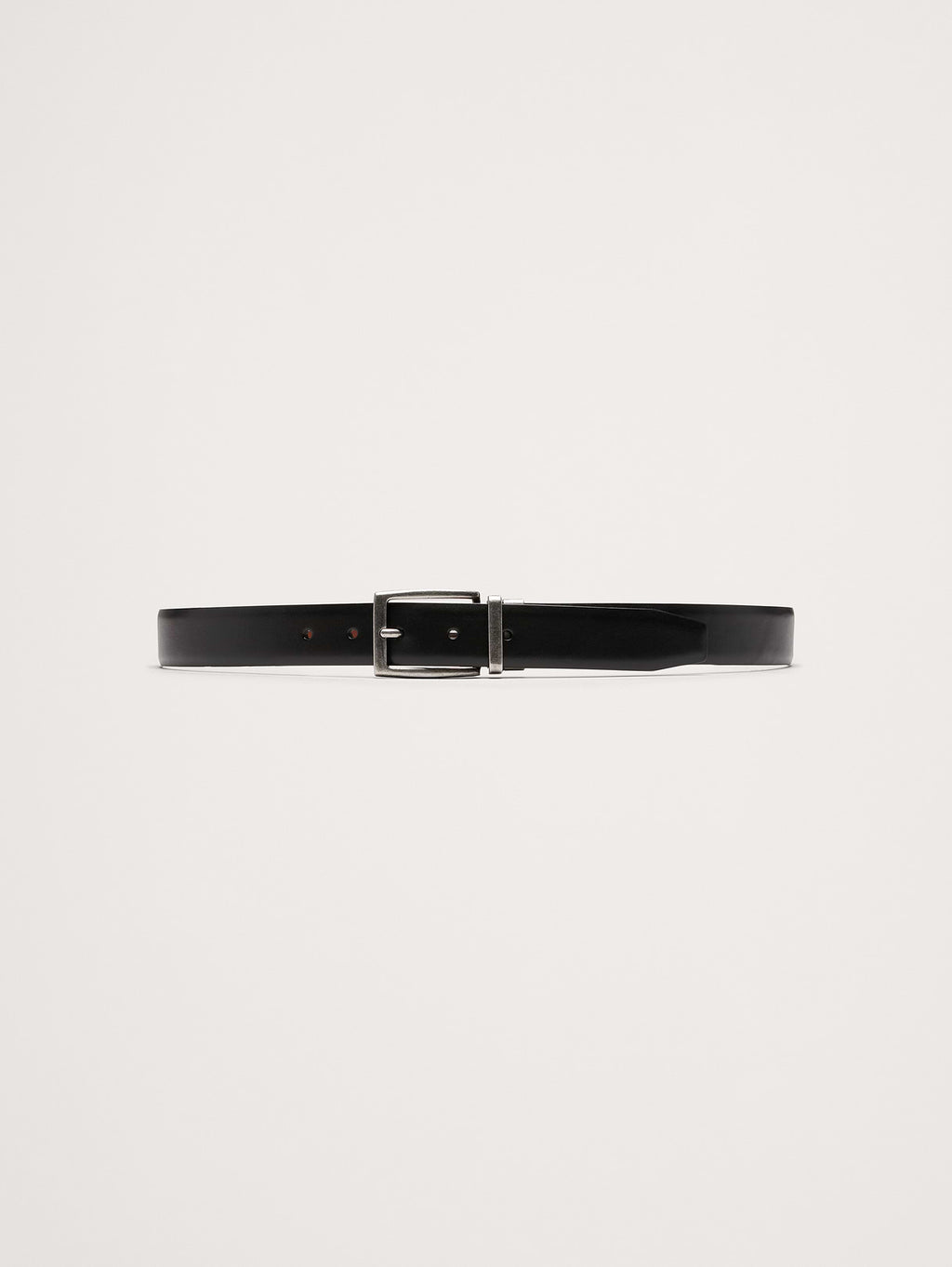 Reversible Leather Dress Belt - Black & Brown