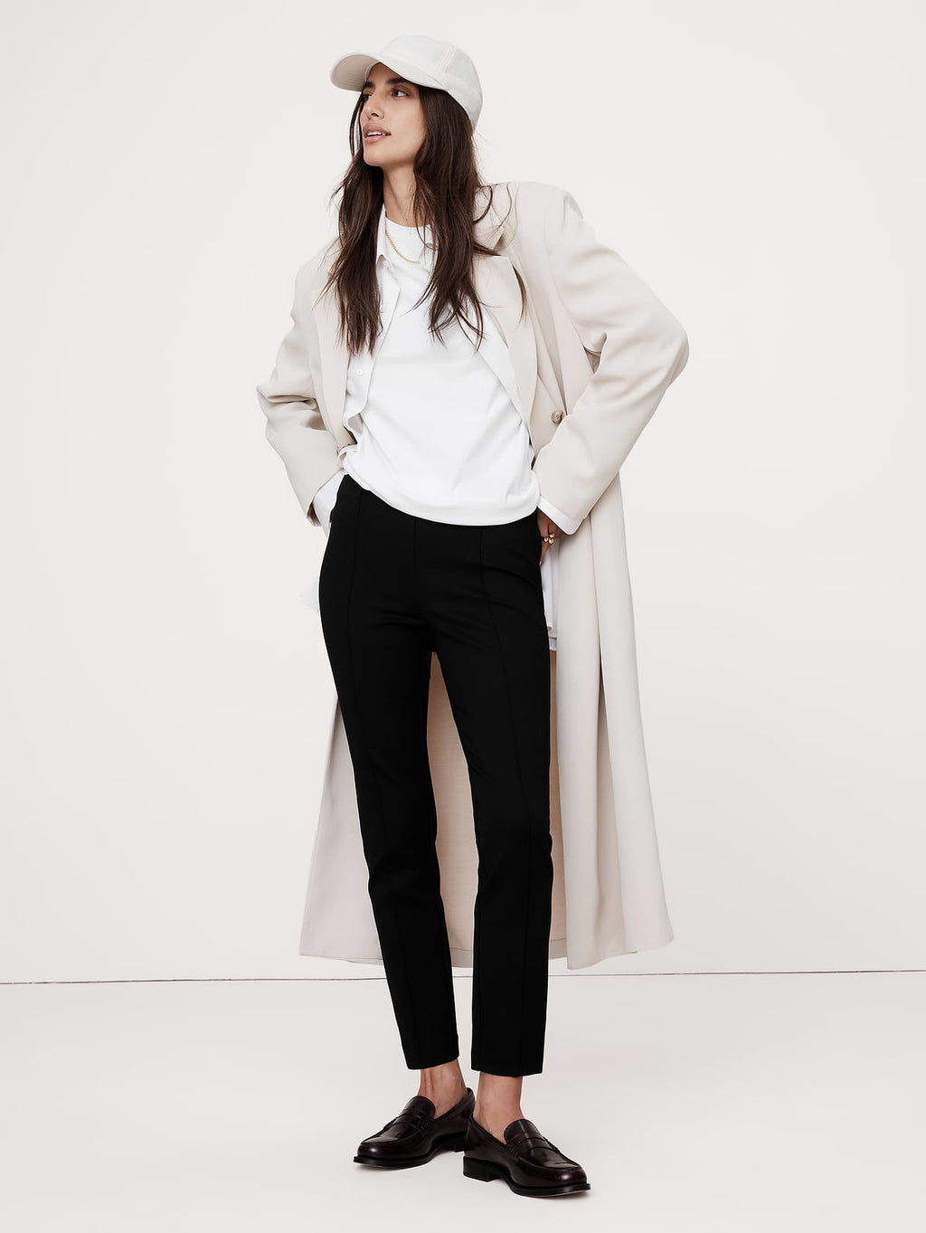 Skinny Everywhere Ponte Pant - Black