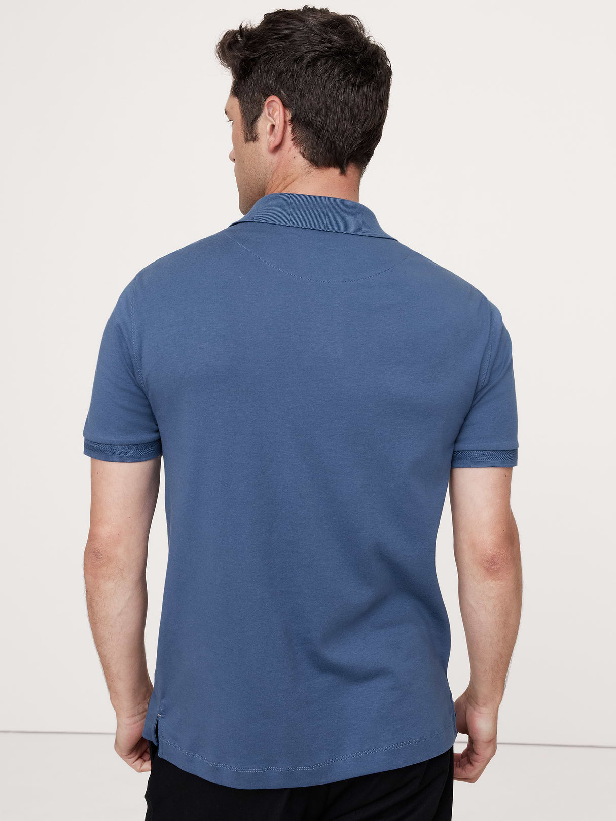 Luxury-Touch Polo - Hidden Blue