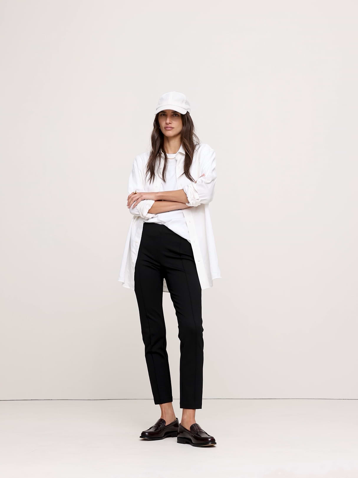 Skinny Everywhere Ponte Pant - Black