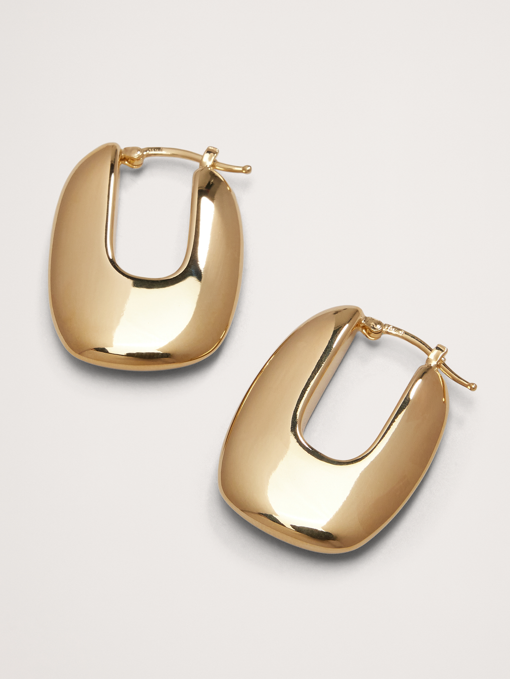 Ravena U-Profile Earrings by Aureus + Argent - Gold