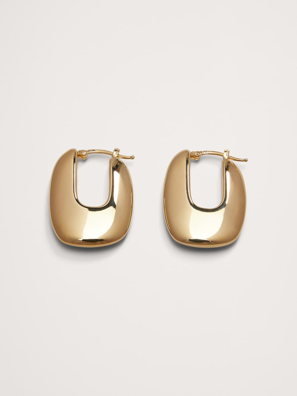 Ravena U-Profile Earrings by Aureus + Argent - Gold