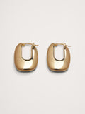 Ravena U-Profile Earrings by Aureus + Argent - Gold