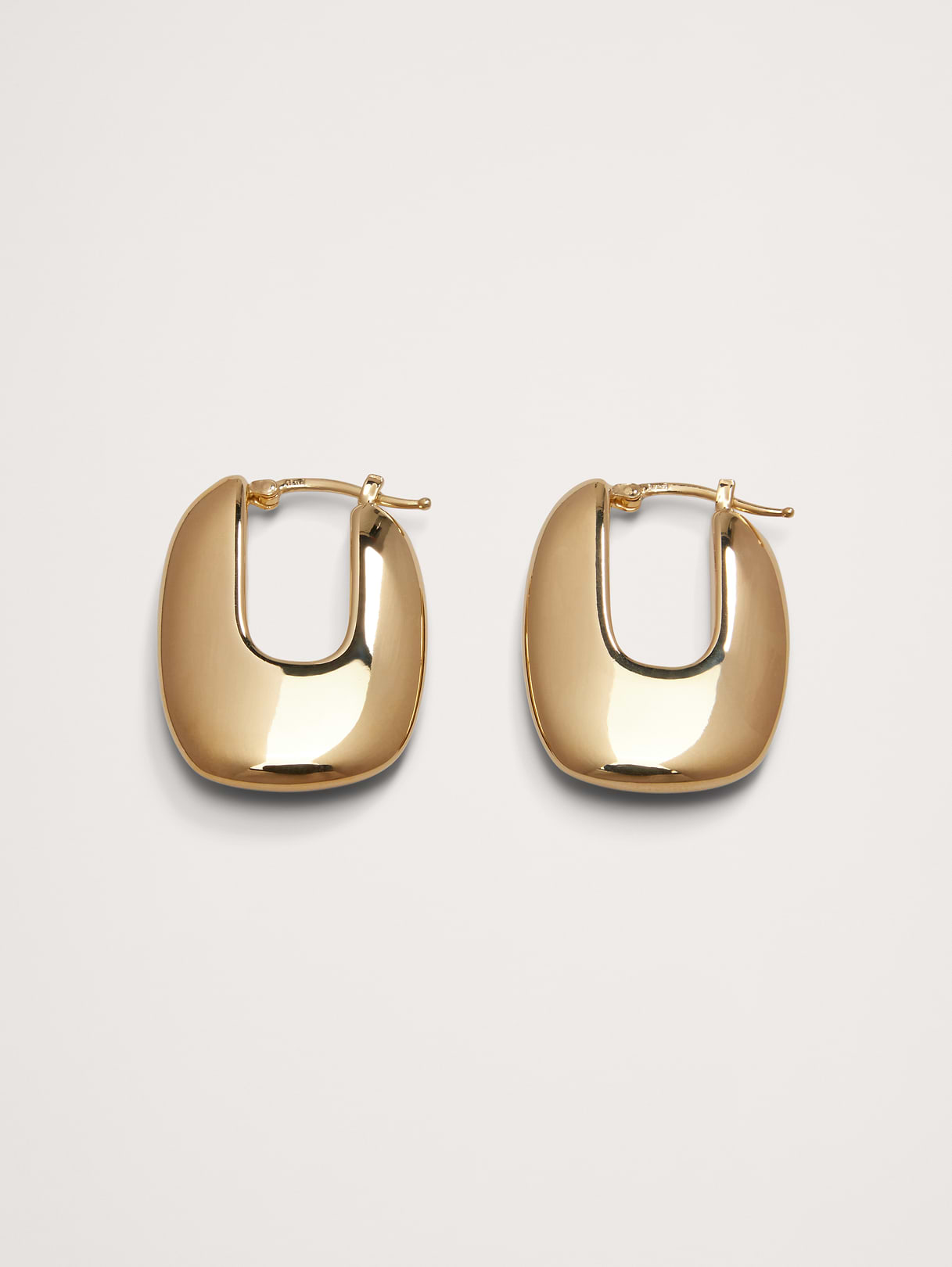 Ravena U-Profile Earrings by Aureus + Argent - Gold