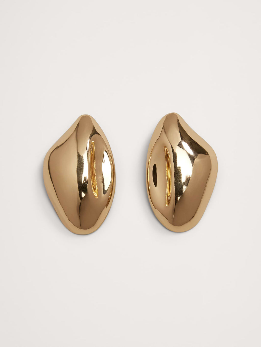 Sculptural Forms Earrings by Aureus + Argent - Gold