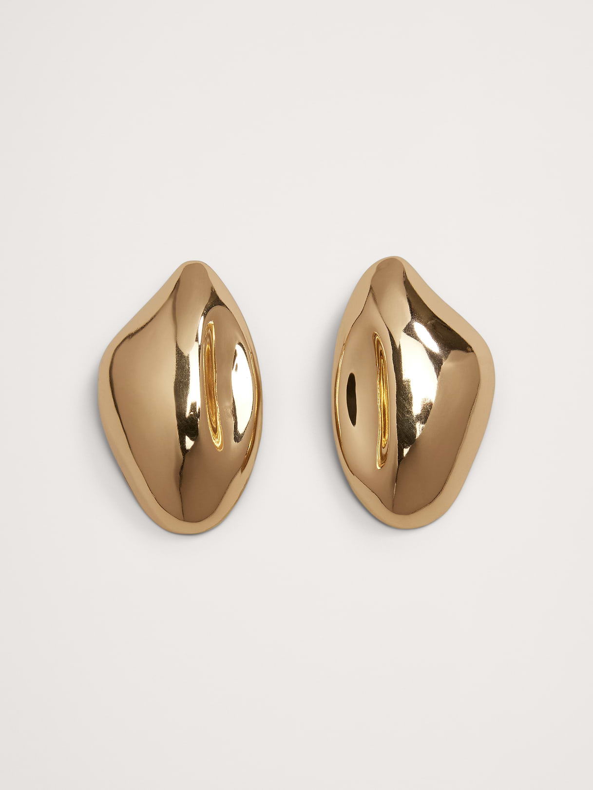 Sculptural Forms Earrings by Aureus + Argent - Gold