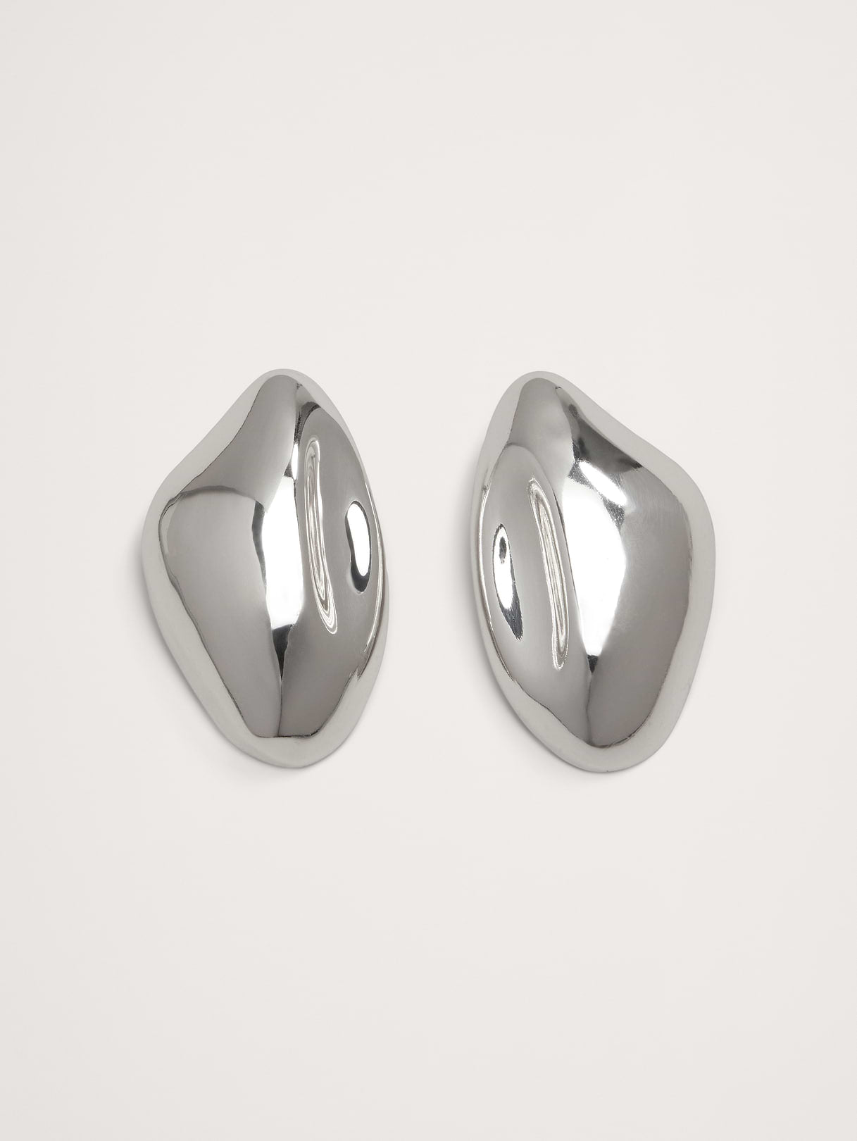 Sculptural Forms Earrings by Aureus + Argent - Silver