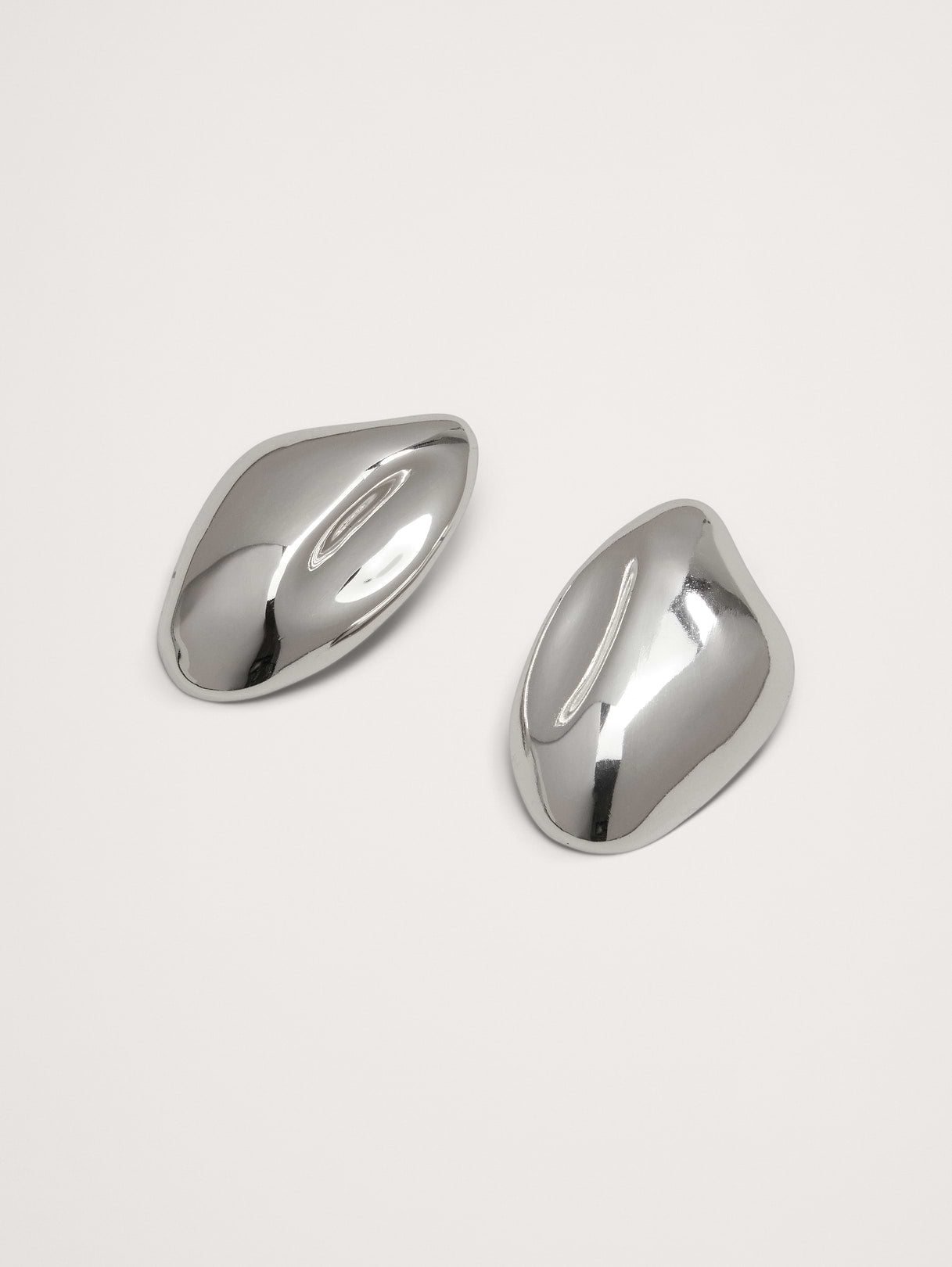 Sculptural Forms Earrings by Aureus + Argent - Silver
