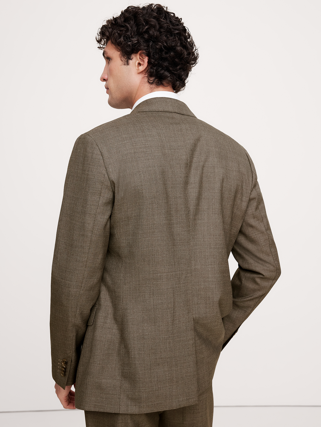 Signature Italian Rustico Suit Jacket - Timeless Taupe