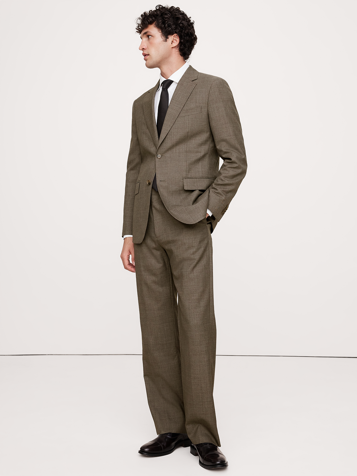 Signature Italian Rustico Suit Jacket - Timeless Taupe