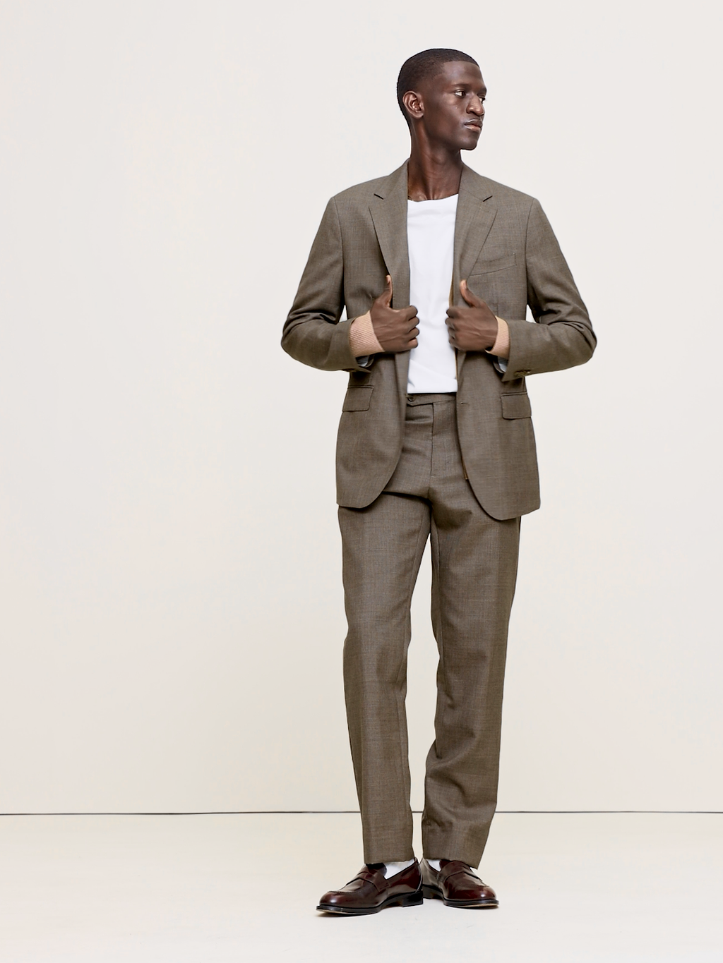 Signature Italian Rustico Suit Pant - Timeless Taupe