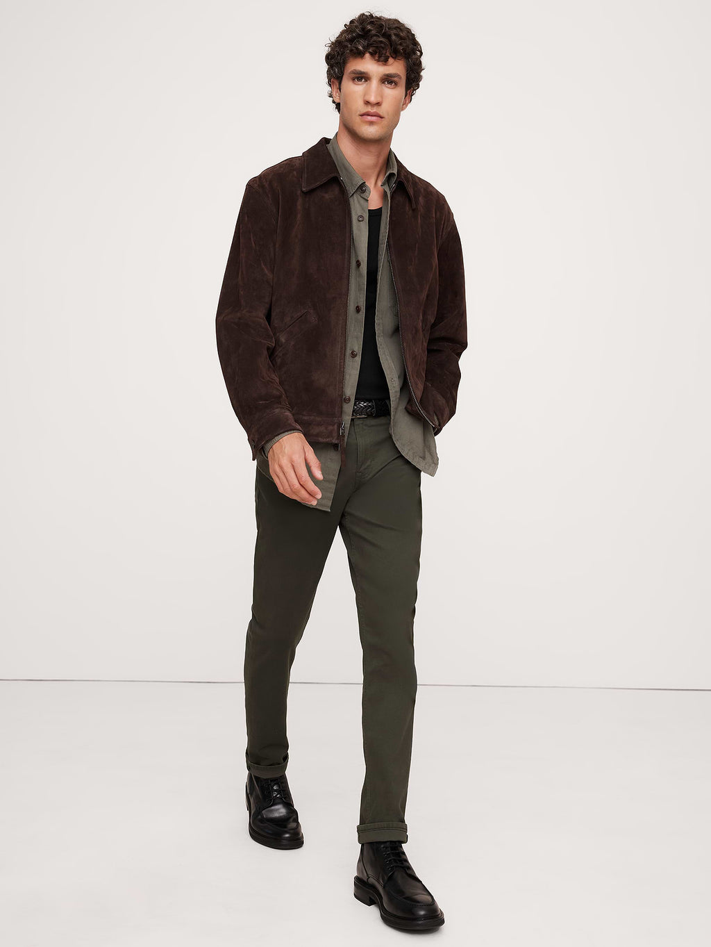 Skinny Traveler Pant - Olive Green