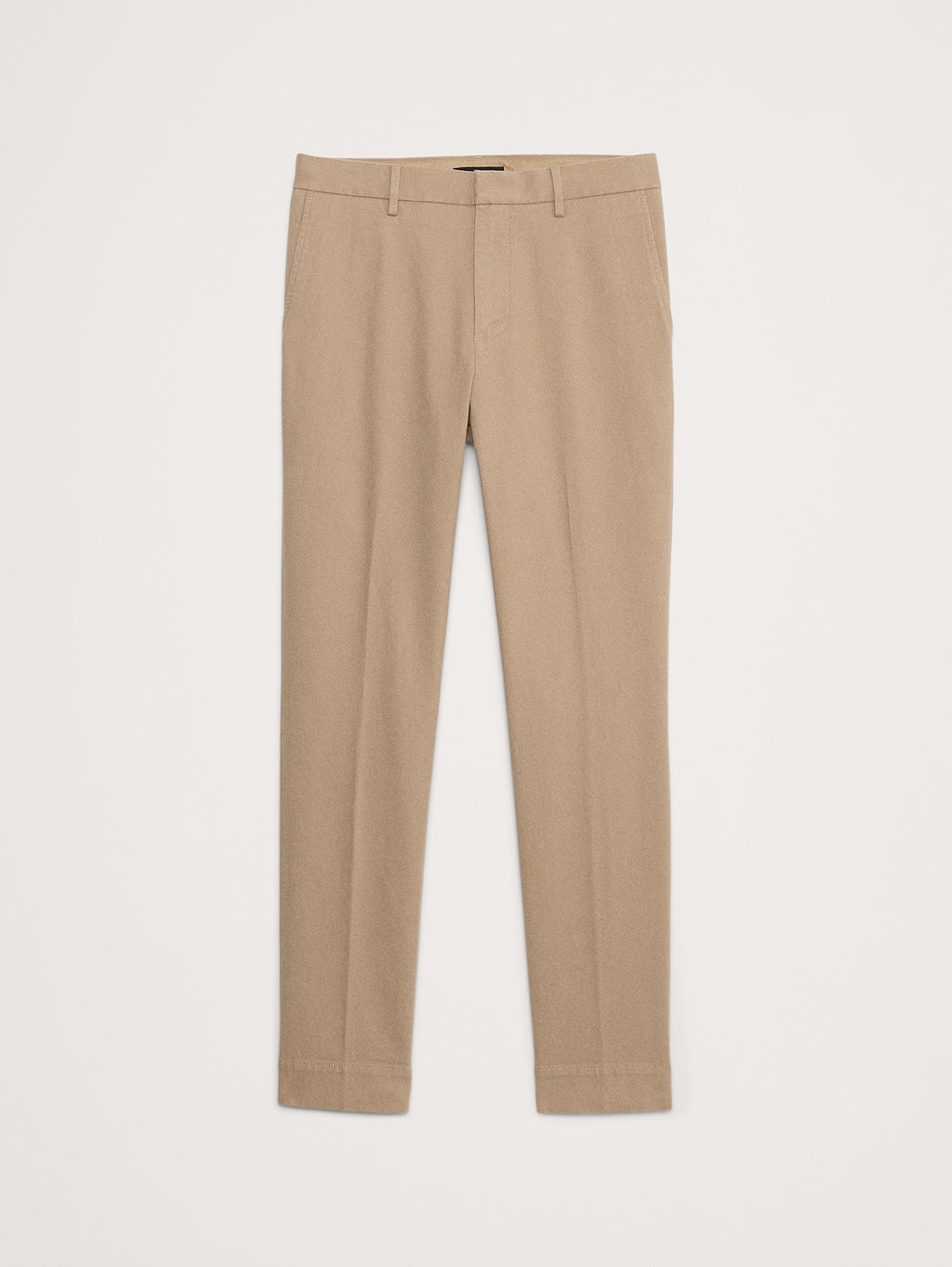Slim Brushed Stretch Chino - Khaki Beige