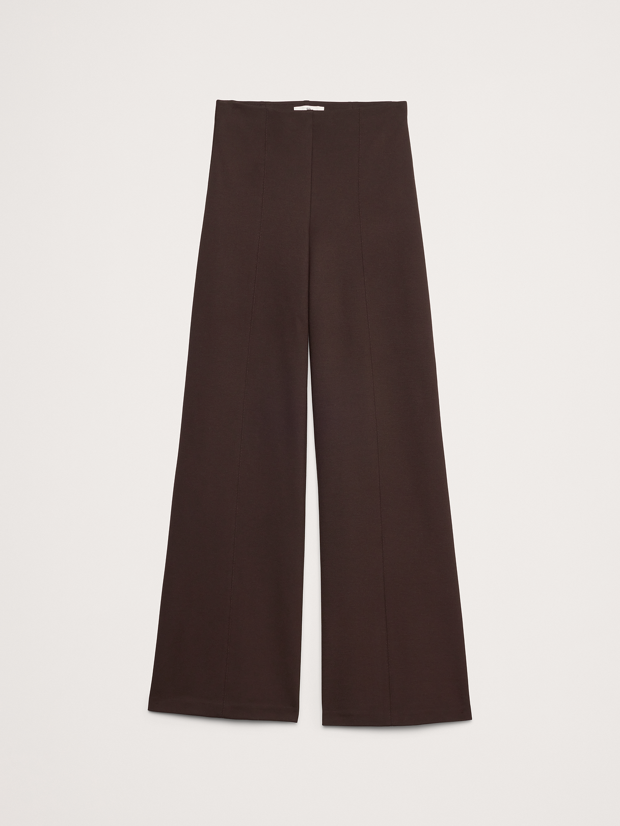 Wide-Leg Everywhere Ponte Pant - Chocolate Ganache Brown